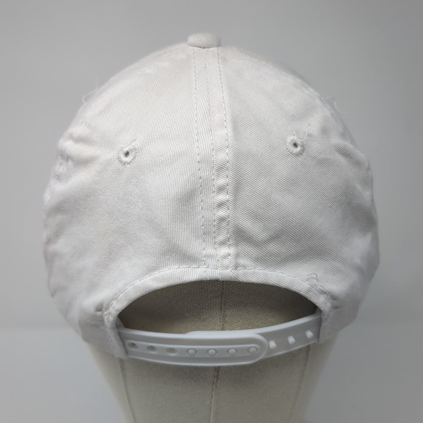 Outdoor Cap Snapback Hat White One Size Adjustable Solid Blank Outdoor