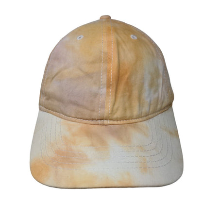 Unbranded Slideback Hat Multicolor OSFM Tie Dye Vent Holes 6 Panel Blank