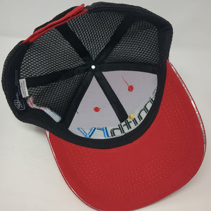 Smith RV Trucker Hat Red One Size Adjustable Embroidered Mesh Back 360 Apparel