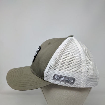 Columbia Mountain Patch Snapback Trucker Hat Brown One Size Mesh Back