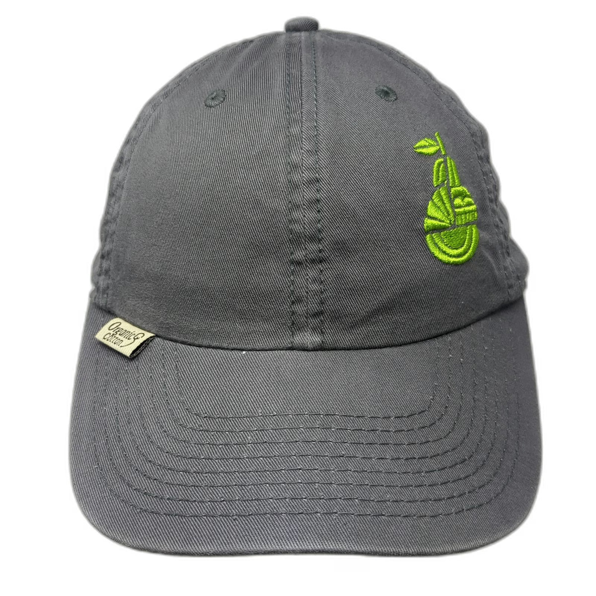 e-conscious Gray Baseball Cap One Size Whole Foods San Ramon Pear Strapback Hat