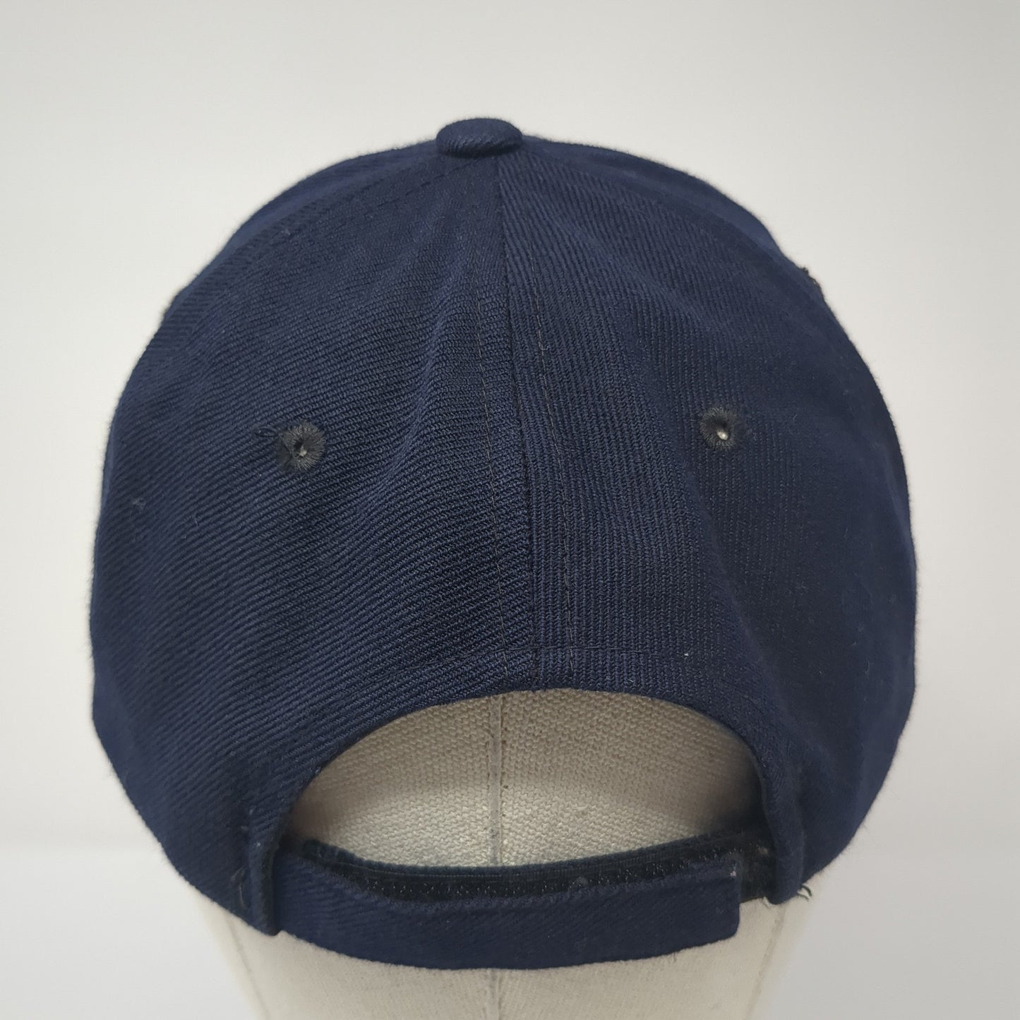 Lids Strapback Baseball Cap Blue One Size Adjustable Vented Holes 6 Panel Blank