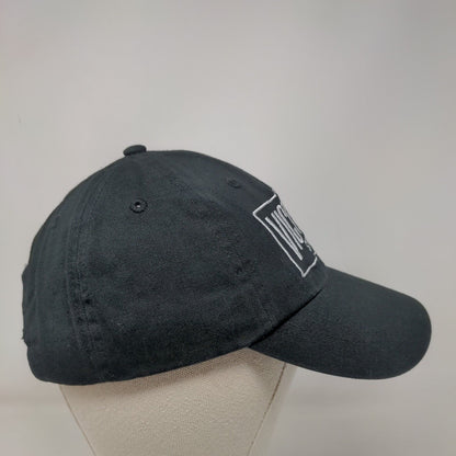 Victoria Sport Slideback Hat Black One Size Adjustable Embroidered 6 Panel