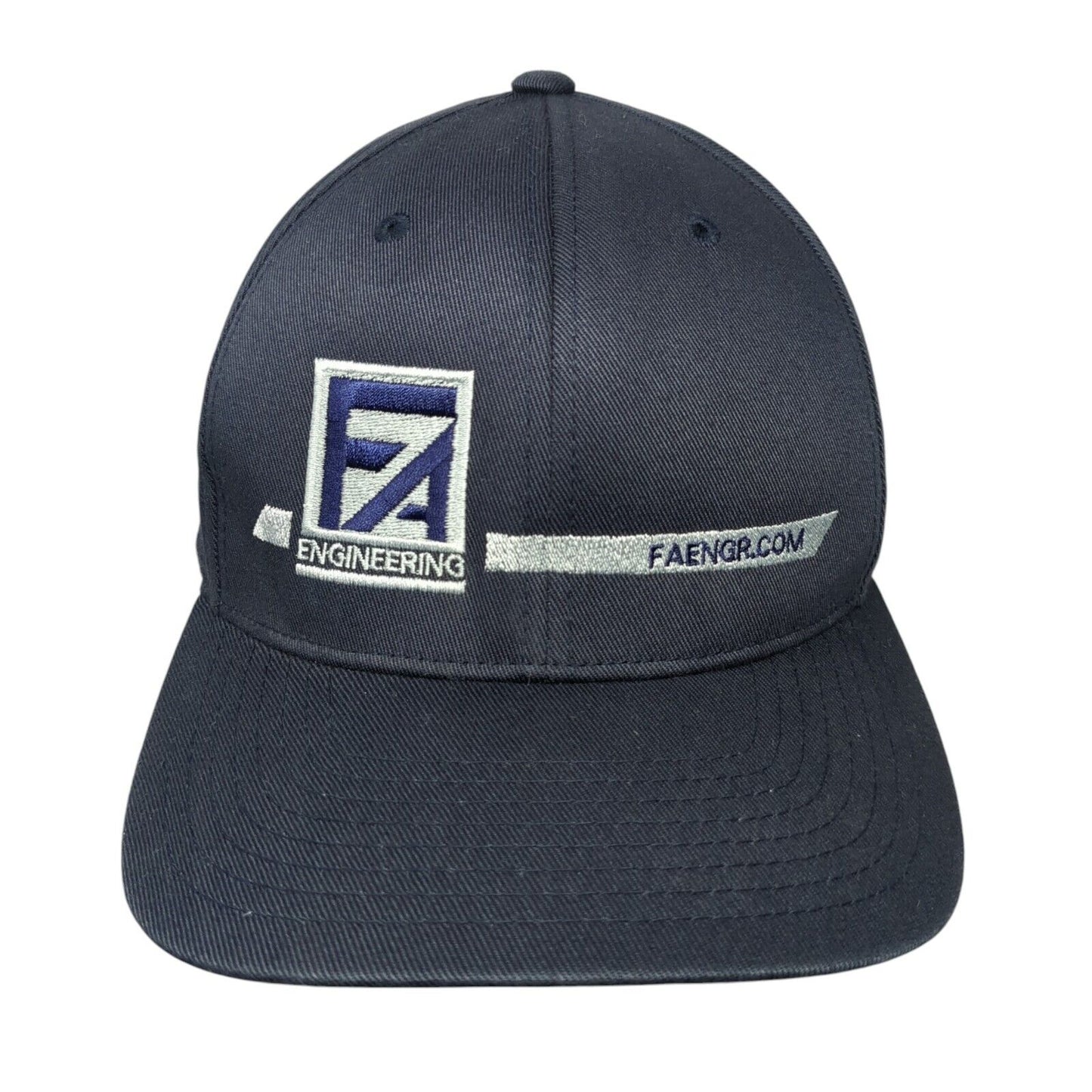 FA Engineering Fitted Hat Blue L/XL Flexfit Port Authority 6 Panel