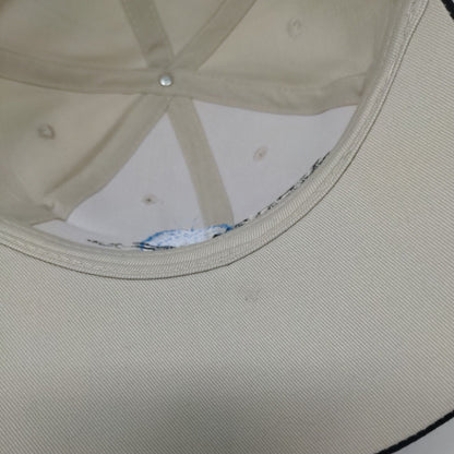 Neptune Strapback Hat Cream OSFA Embroidered Adjustable 6 Panel Kati