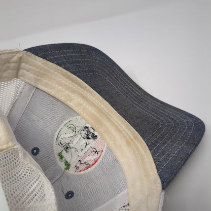 Sia's Italian Ice Snapback Mesh Back Trucker Hat Gray One Size Otto