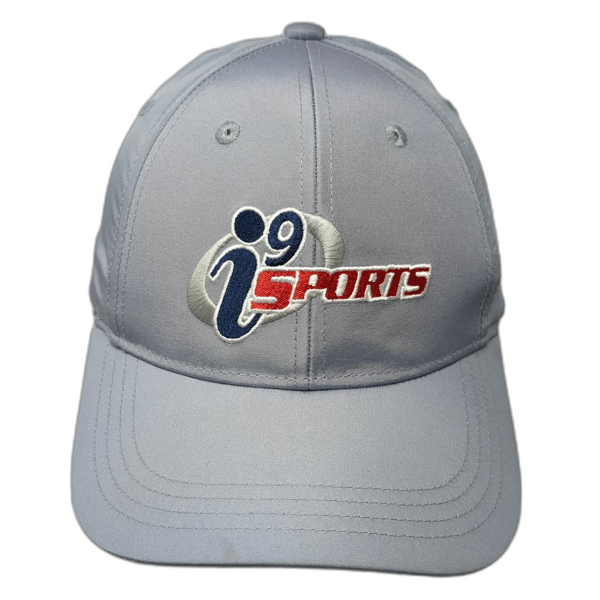 i9 Sports Hat Boys Baseball Cap Gray One Size Polyester Performance Strapback