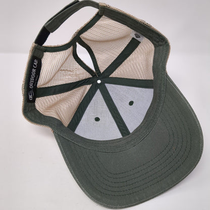 Outdoor Cap Women's Ponyback Trucker Hat Multi OS Ladies Fit Adjustable Mesh