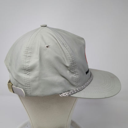 Head To Toe 5 Panel Gray Hat One Size Rope Western Aircraft MKO Logo Slideback