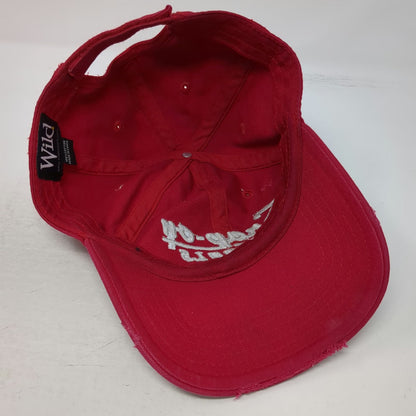 Wild Snap-on Tools Baseball Cap Red One Size Distressed Embroidered Logo Hat