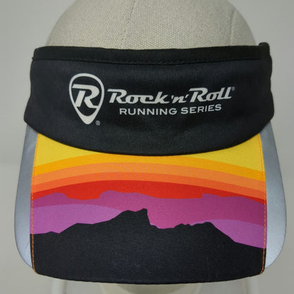 Boco Gear Visor Black One Size Rock n Roll Running Series Sunset Graphic Hat