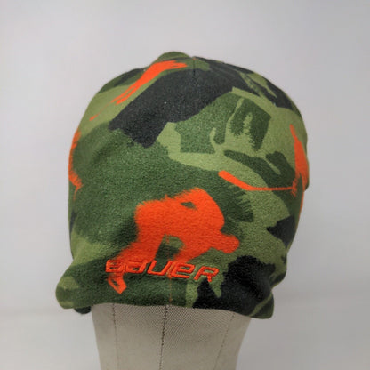 New Era Men's Knit Camo Beanie Hat Multicolor 100% Acrylic Bauer Reversible