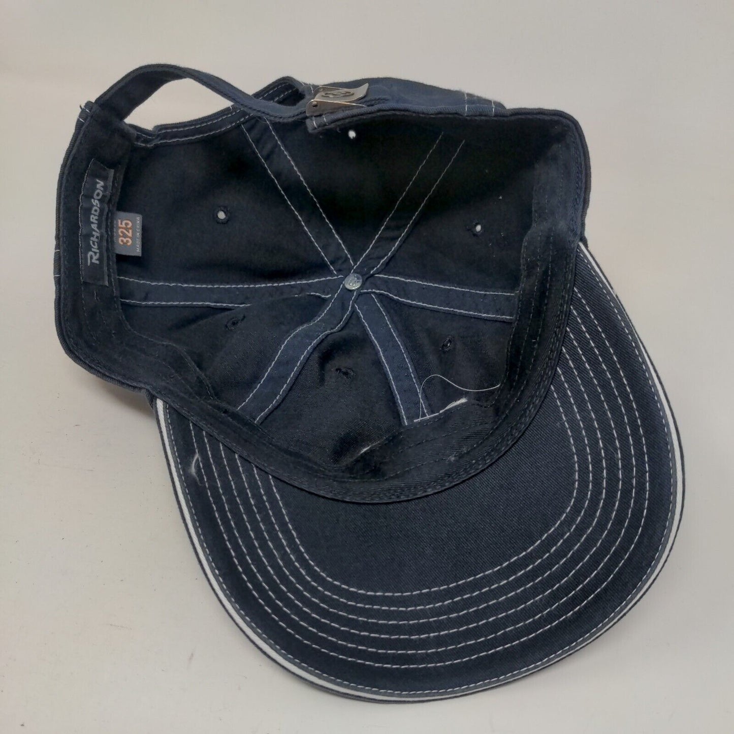 Richardson Slideback Hat Blue One Size Embroidered Logo Adjustable