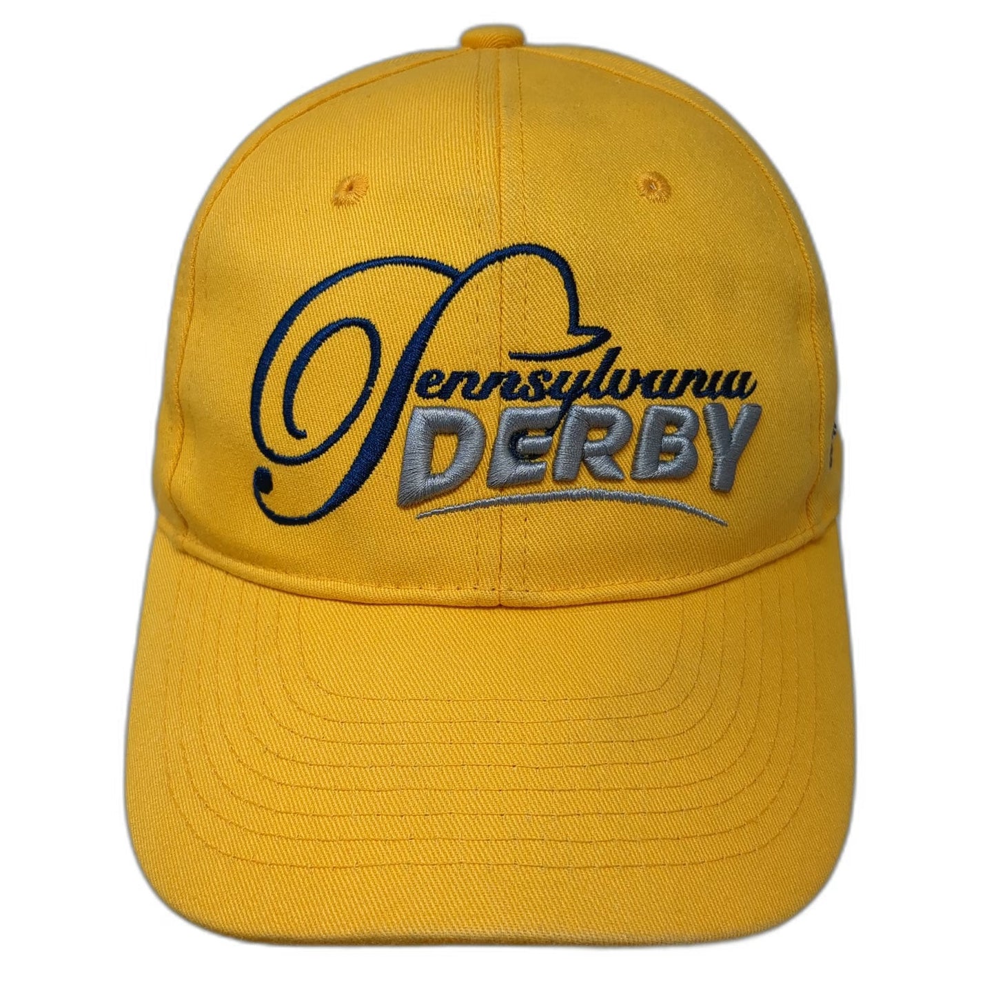 Yellow Baseball Cap One Size Pennsylvania Derby Parx Racing Cotillion Hat Logo