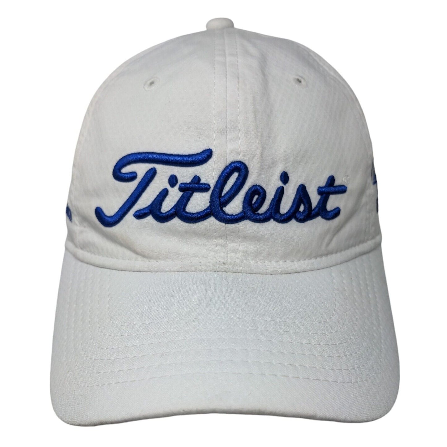 Titleist 2015 Mountain Monsoon Strapback Hat White One Size Embroidered 6 Panel