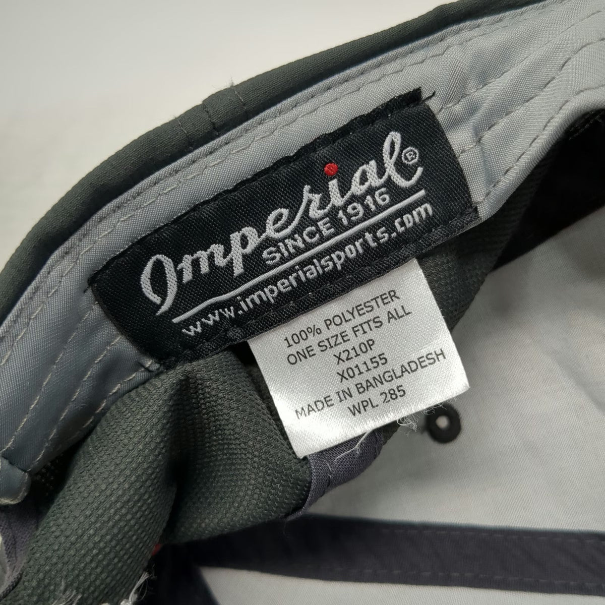 Imperial Baseball Cap Gray One Size Hamilton Insurance Group HG NYSE Logo Hat