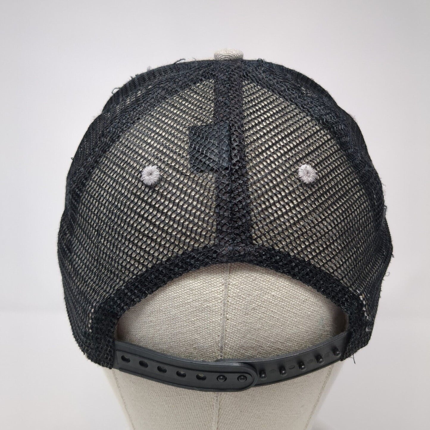 BV CO 1972 Snapback Mesh Back Trucker Hat Gray One Size Adjustable