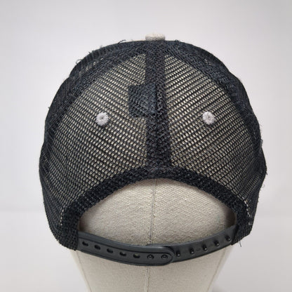 BV CO 1972 Snapback Mesh Back Trucker Hat Gray One Size Adjustable