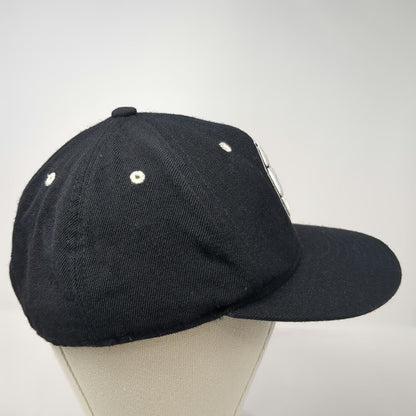 Adidas Brooklyn Nets NBA Baseball Cap Black 7 1/4 100% Wool Fitted Trefoil Hat