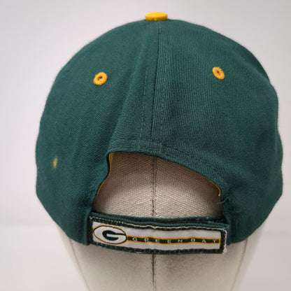 Green Bay Packers NFL Twins Enterprise Green One Size Stripe Strapback Cap Hat