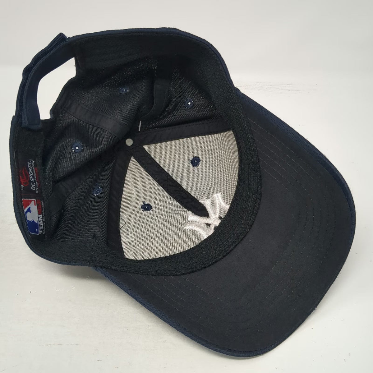 New York Yankees MLB OC Sports Baseball Cap Blue One Size Embroidered Mesh Hat