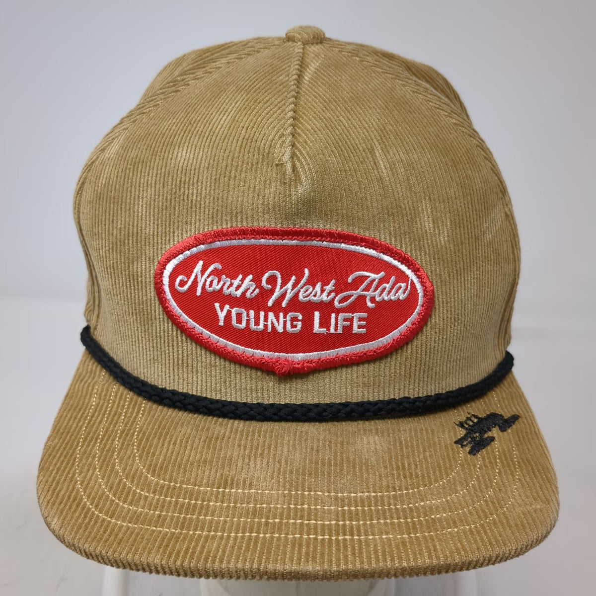 Spacecraft 5 Panel Brown Hat One Size Corduroy Rope Snapback North West Ada