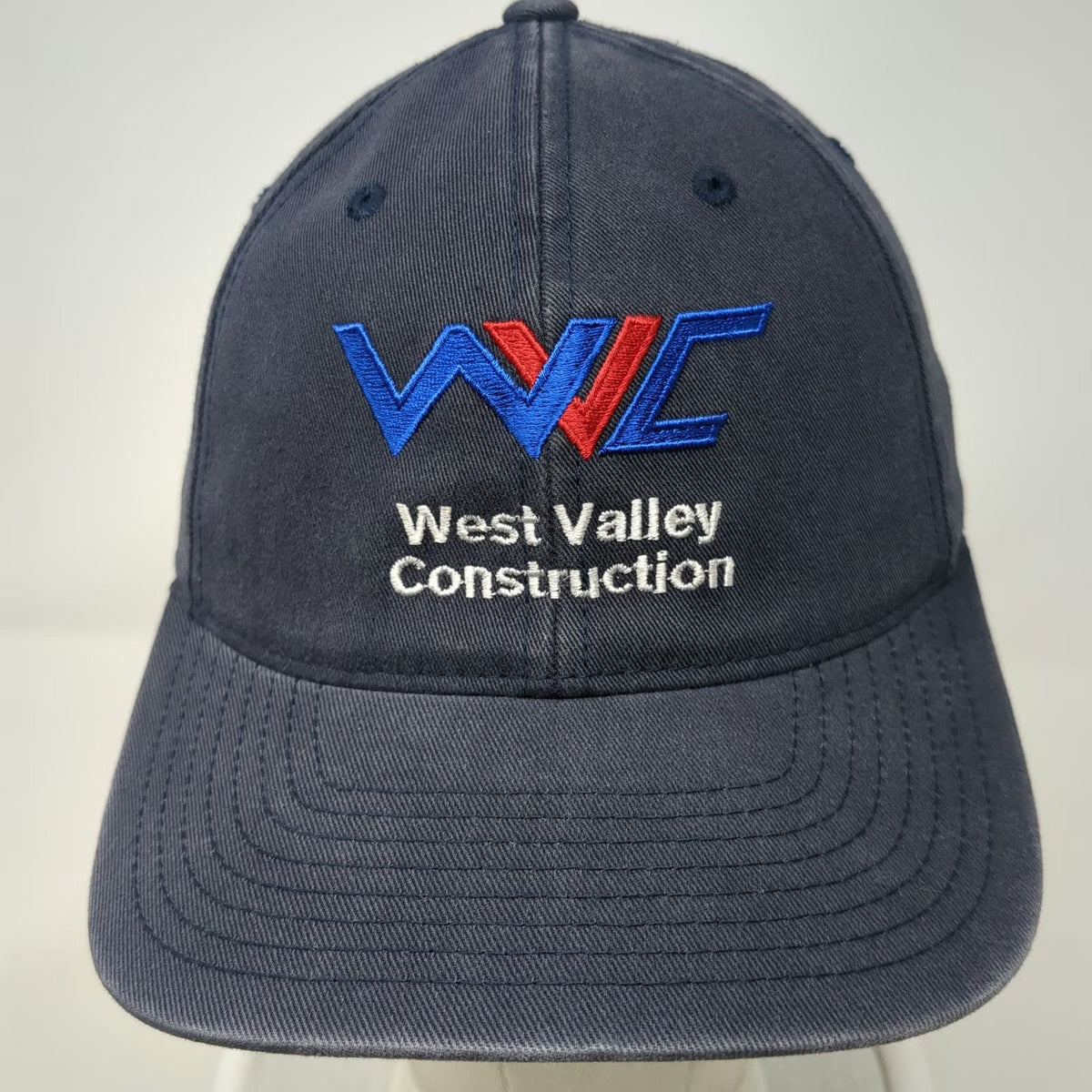 Port Authority Baseball Cap Blue XL Flexfit West Valley Construction Hat Work