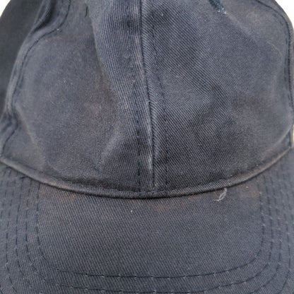 George Strapback Hat Blue One Size Adjustable Vent Holes 6 Panel Blank
