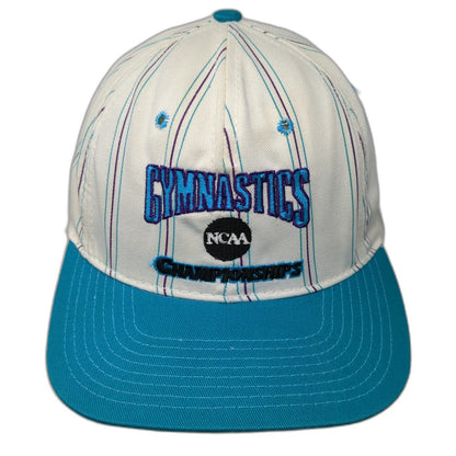 Starter Snapback White Blue Purple One Size NCAA Gymnastics Championships Hat
