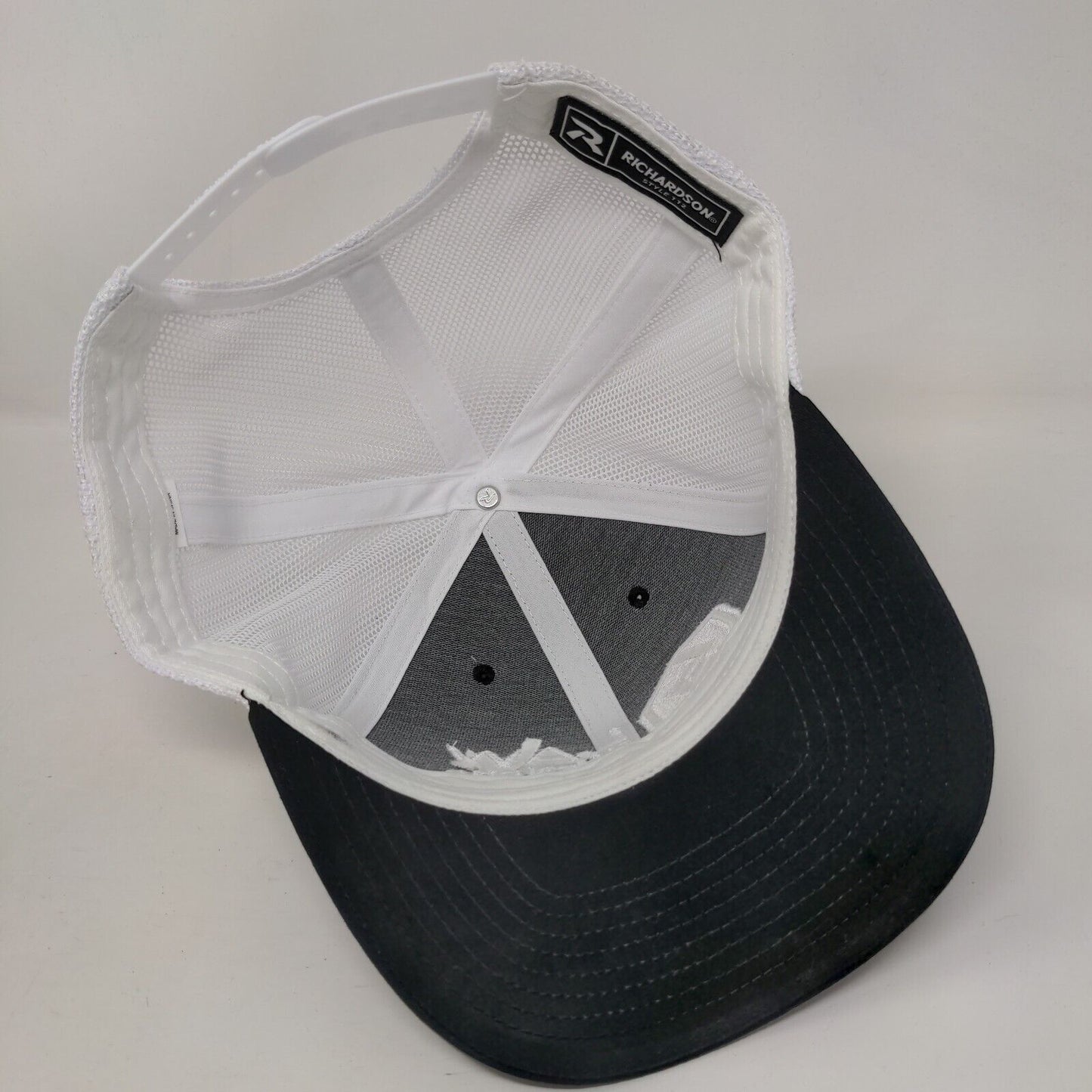 Law Preneur Snapback Trucker Hat Black One Size Adjustable Mesh Back Richardson