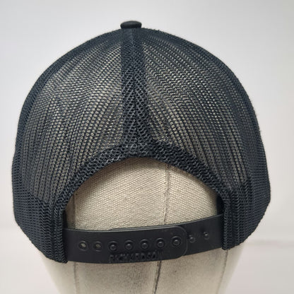 Richardson Trucker Hat Black One Size Old Town Whiskey Society Mesh Curved Brim