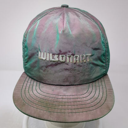 Wilsonart Iridescent Green Purple 5 Panel Snapback Hat OS Vintage Embroidered OS