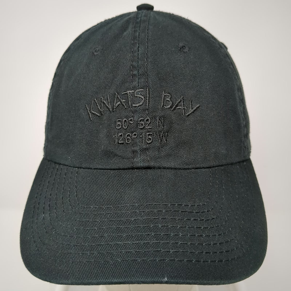 knp Baseball Cap Black One Size Kwatsi Bay Coordinates Tonal Slideback Hat