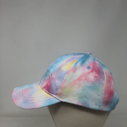 GRL PWR Strapback Hat Multicolor One Size Adjustable Tie Dye Wonder Nation