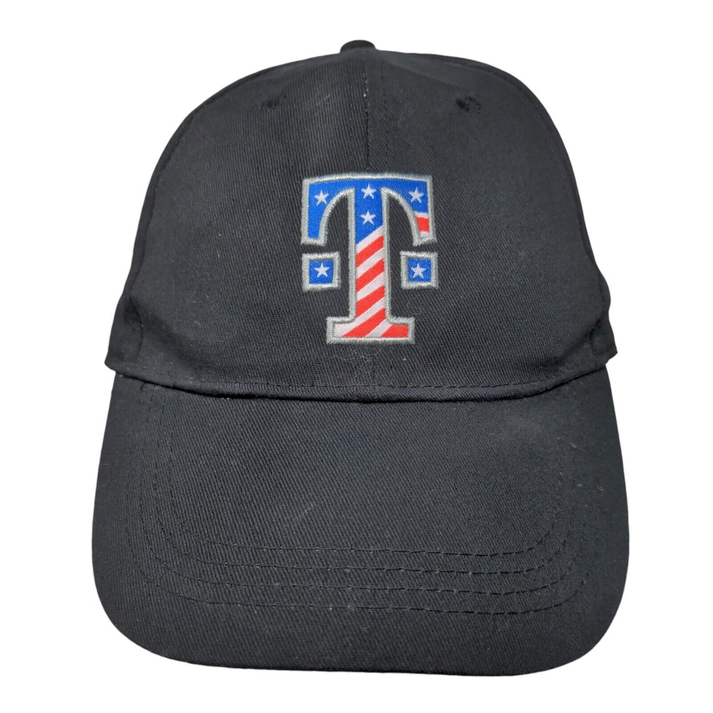 T-Mobile Mobilize For Service Strapback Hat Black One Size Embroidered Patriotic