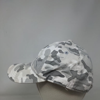PUMA Slideback Hat Gray Camouflage One Size Adjustable 6 Panel