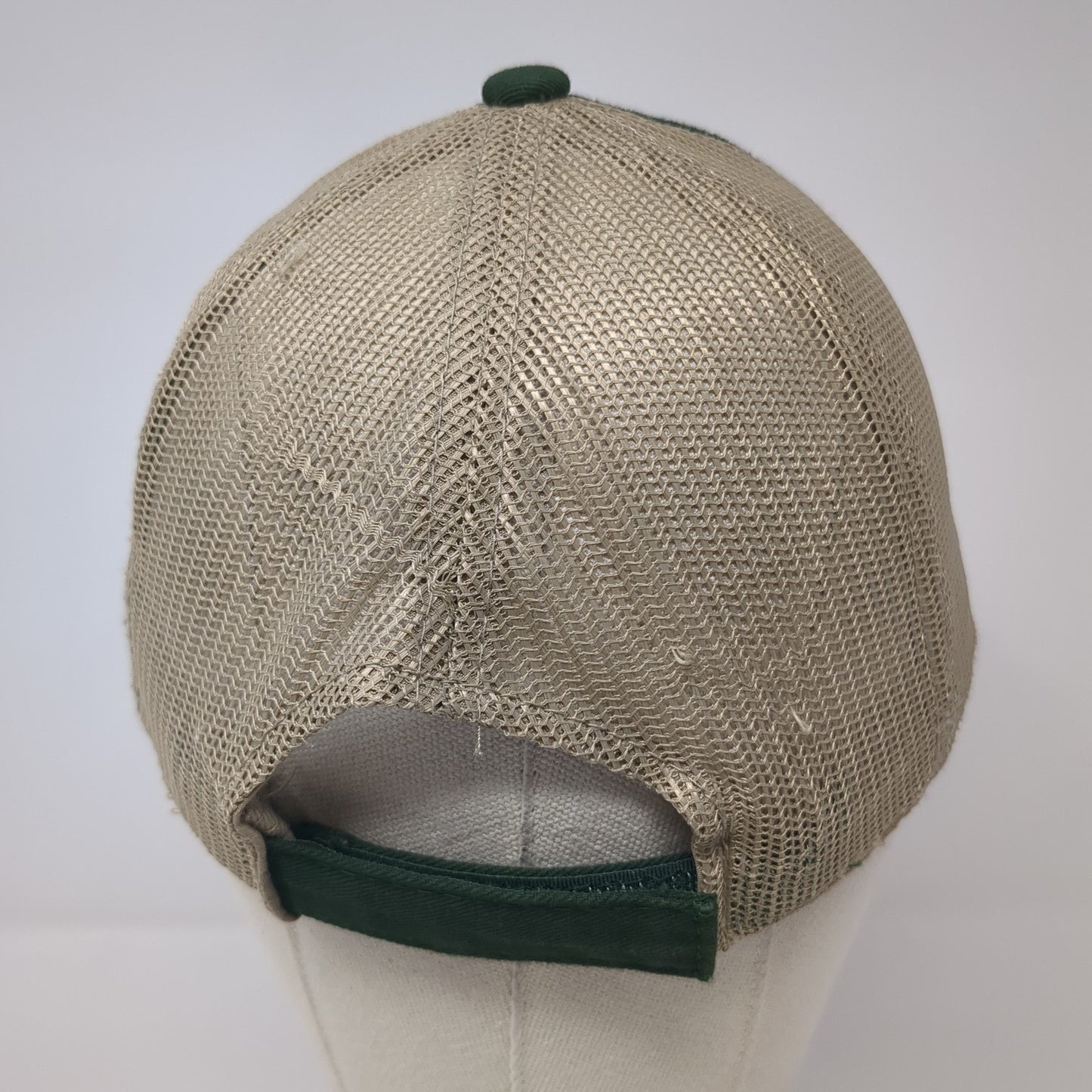 OHB Oak Highlands Brewery Strapback Trucker Hat Green One Size Mesh Back
