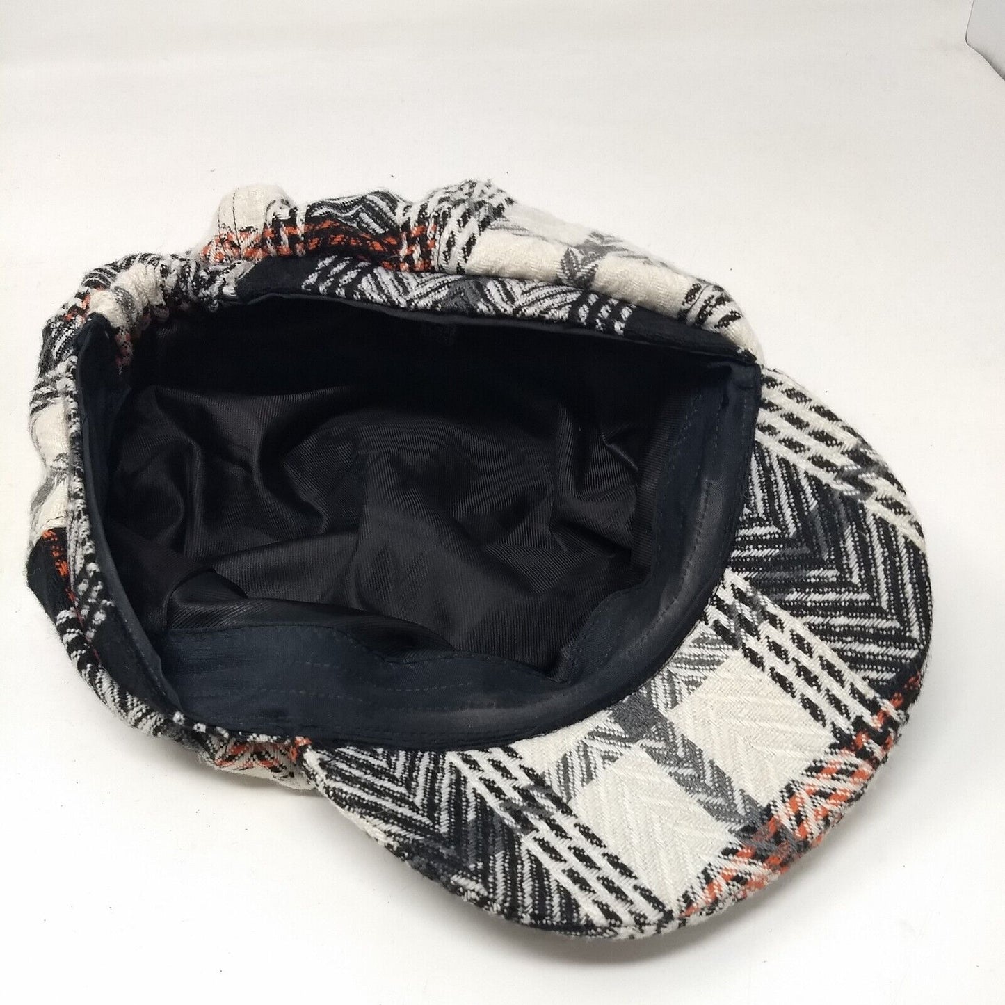 Unbranded Newsboy Pressboy Hat Cap Multicolor OSFA Plaid Blank