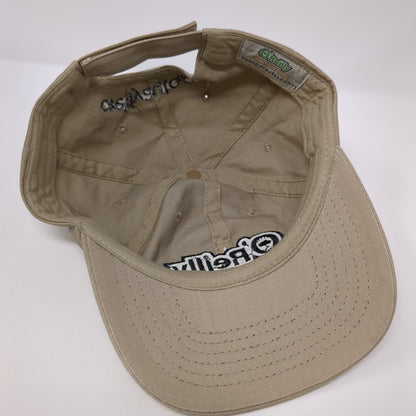O'Reilly Auto Parts Strapback Hat Tan One Size Adjustable Embroidered Cotton