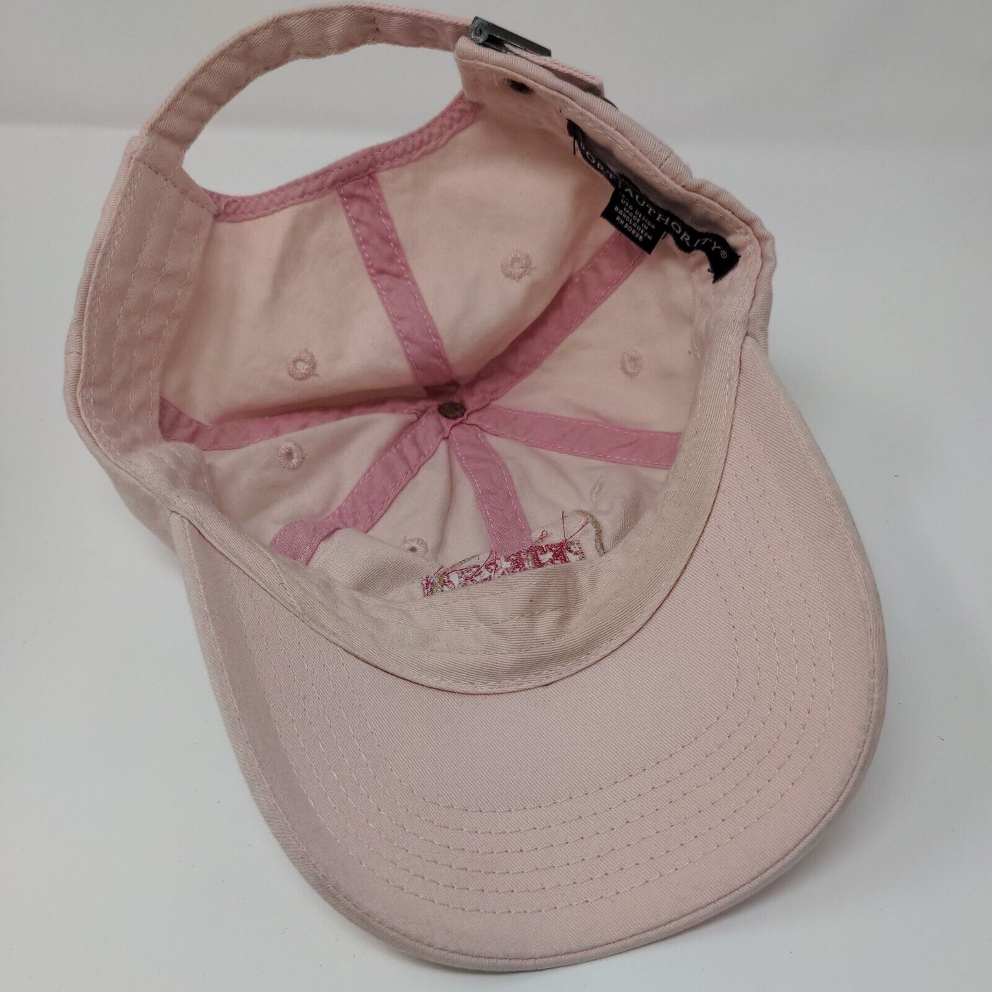 Peterson & Smith Equine Hospital Slideback Hat Pink One Size 6 Panel