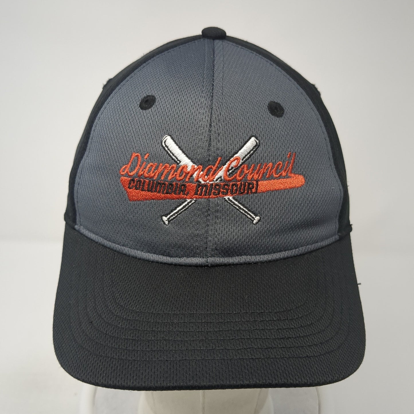 Diamond Council Columbia Missouri Fitted Hat Black Medium Colorblock