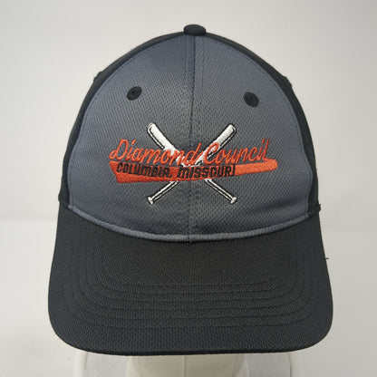 Diamond Council Columbia Missouri Fitted Hat Black Medium Colorblock