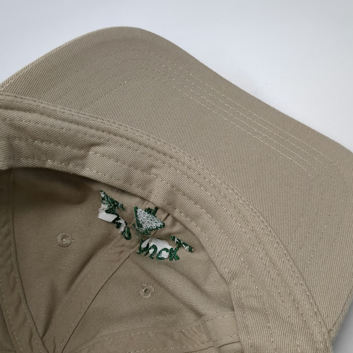 Cap America Baseball Cap Beige One Size Hat Slideback Cotton Camp Buck Freeman