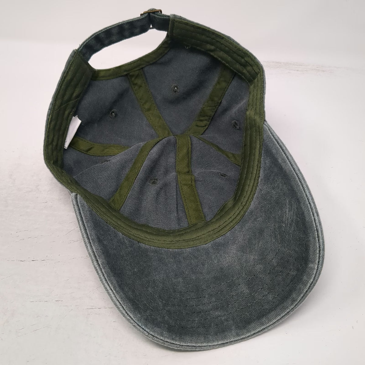 F45 Training Baseball Cap Green One Size Mountain Sunset Patch Slideback Hat