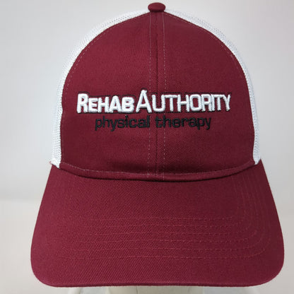 Cap America Trucker Hat Red White One Size Mesh Back Snapback Rehab Authority