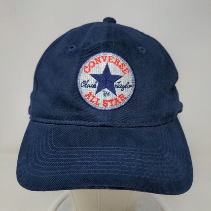 Converse All Star Men's Strapback Hat Blue OSFA Embroidered Logo Cotton