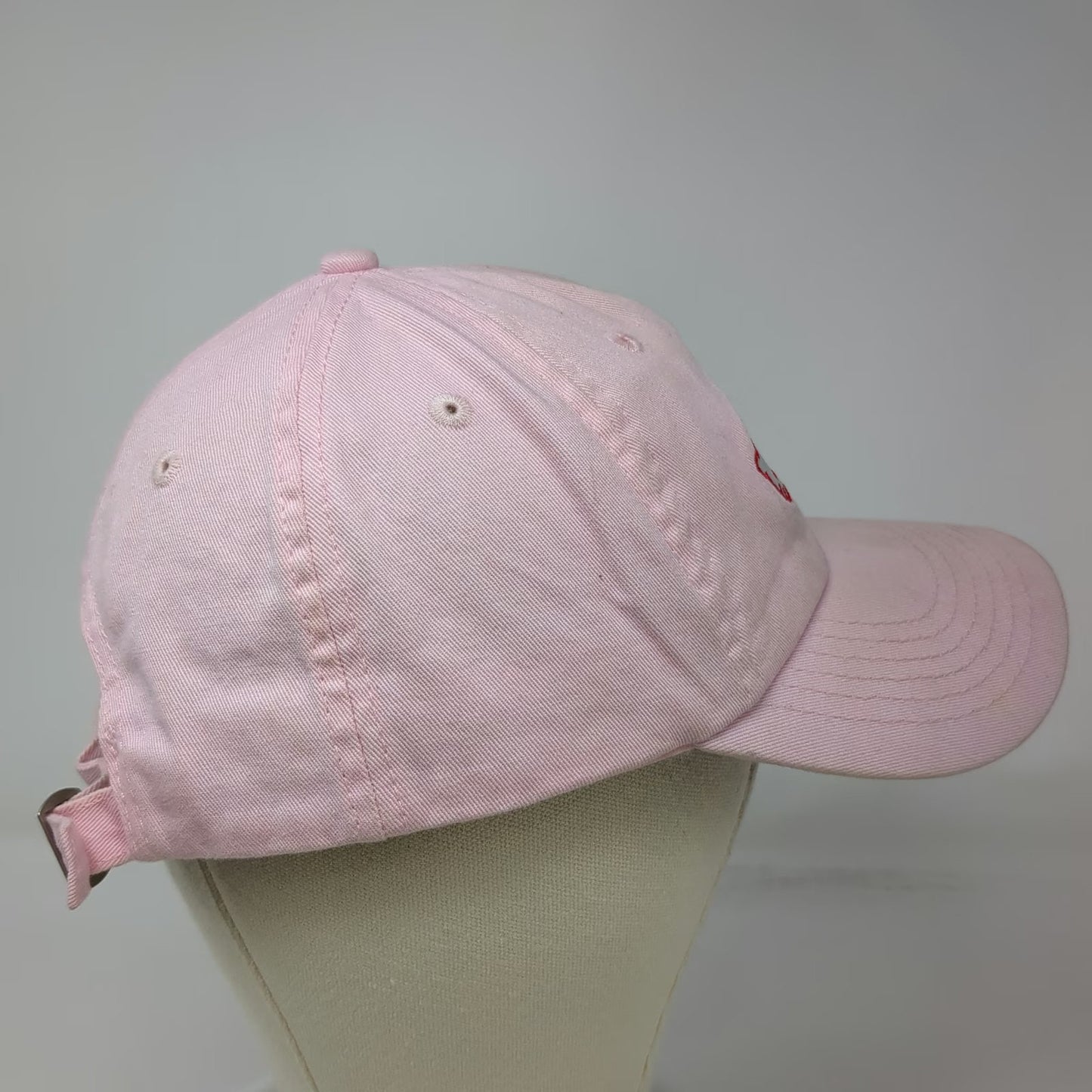 Sanrio Hello Kitty Strawberry Milk Pink Baseball Cap One Size Embroidered Hat