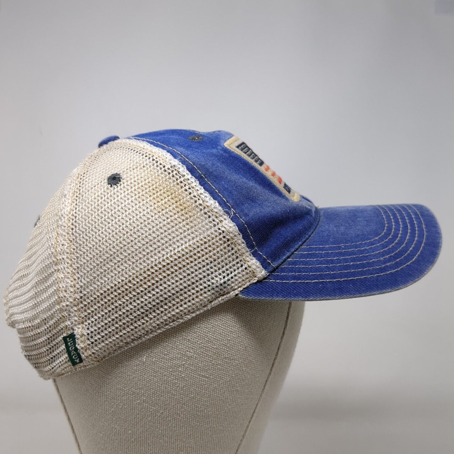 Redfish Lake Lodge Snapback Mesh Back Trucker Hat Blue One Size Legacy