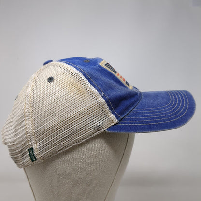 Redfish Lake Lodge Snapback Mesh Back Trucker Hat Blue One Size Legacy