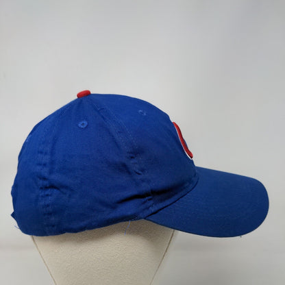 Chicago Cubs Strapback Hat Blue OSFM Embroidered Logo MLB Adjustable
